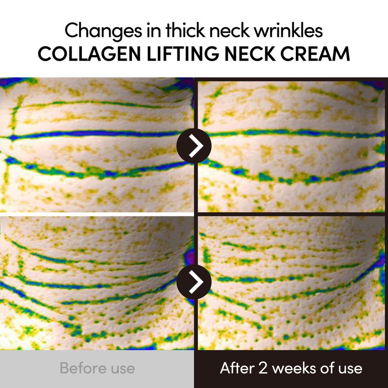 LAGOM Collagen Lifting Neck Cream with Massage Roller for Jawline and Face, Wrinkle Care, Korean Skincare 1.69 Fl Oz - Image 3
